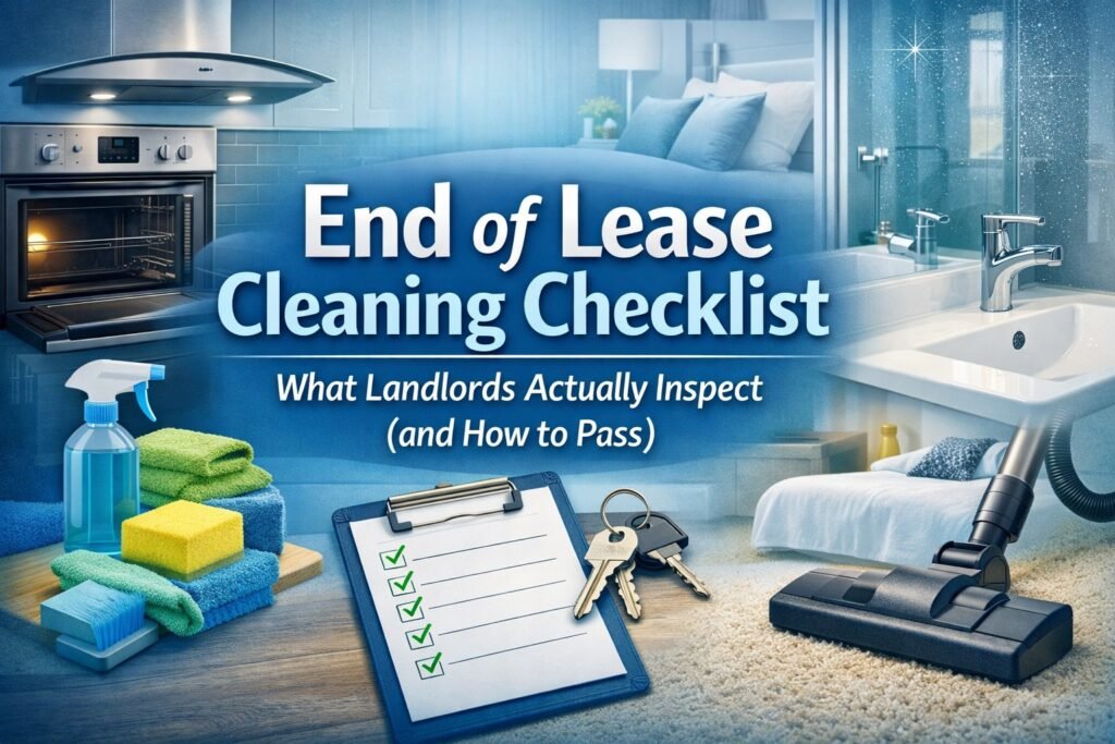 End of lease cleaning