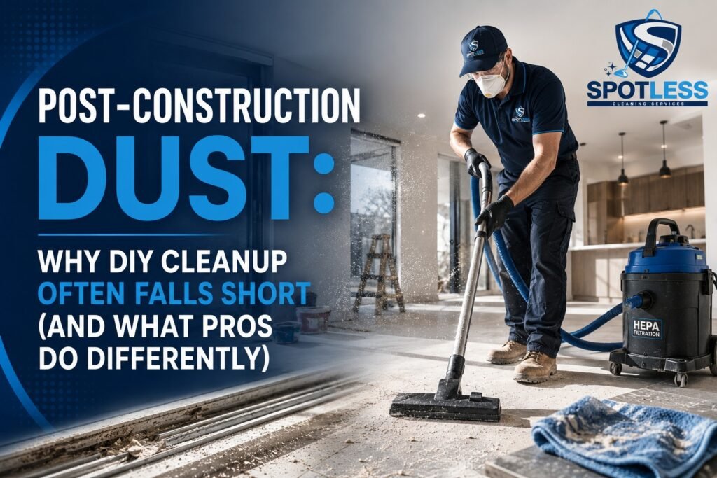 Post-construction dust